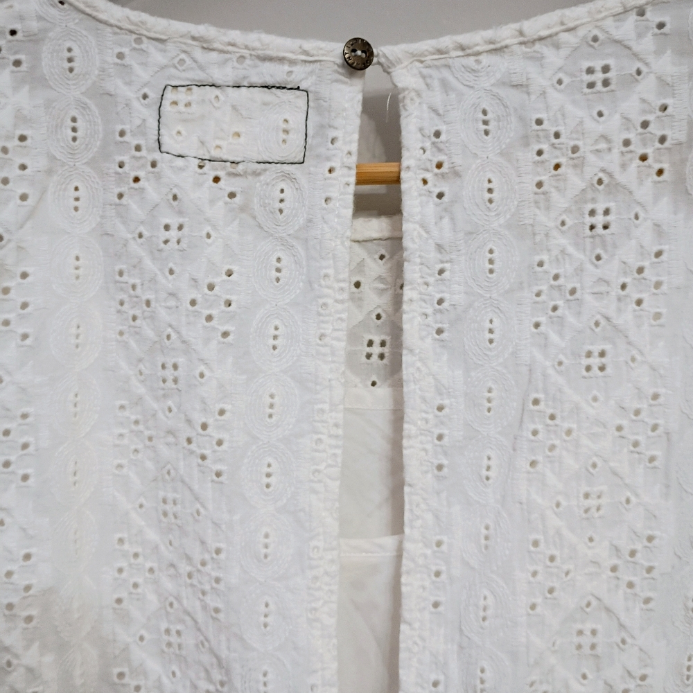 Current Elliot White Cotton Lace Dress - Picture 4 of 13